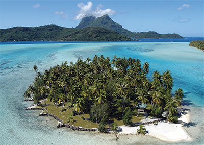 Location d’un motu privé à Bora Bora