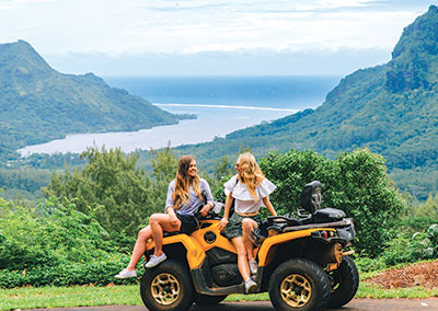 Moorea guided tour by quad