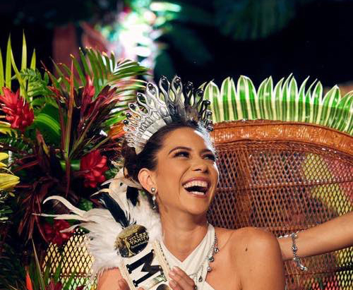 Miss Tahiti, the beauty of the Pacific