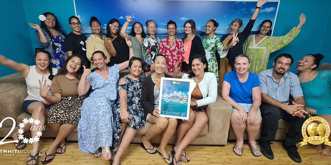 e-TAHITI travel wins the World Travel Awards 2022